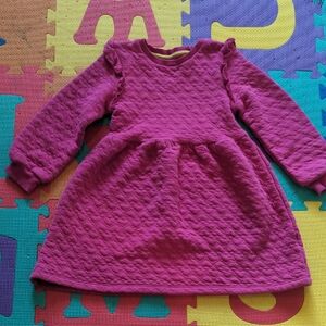Mini Boden Pink Quilted Kids Dress